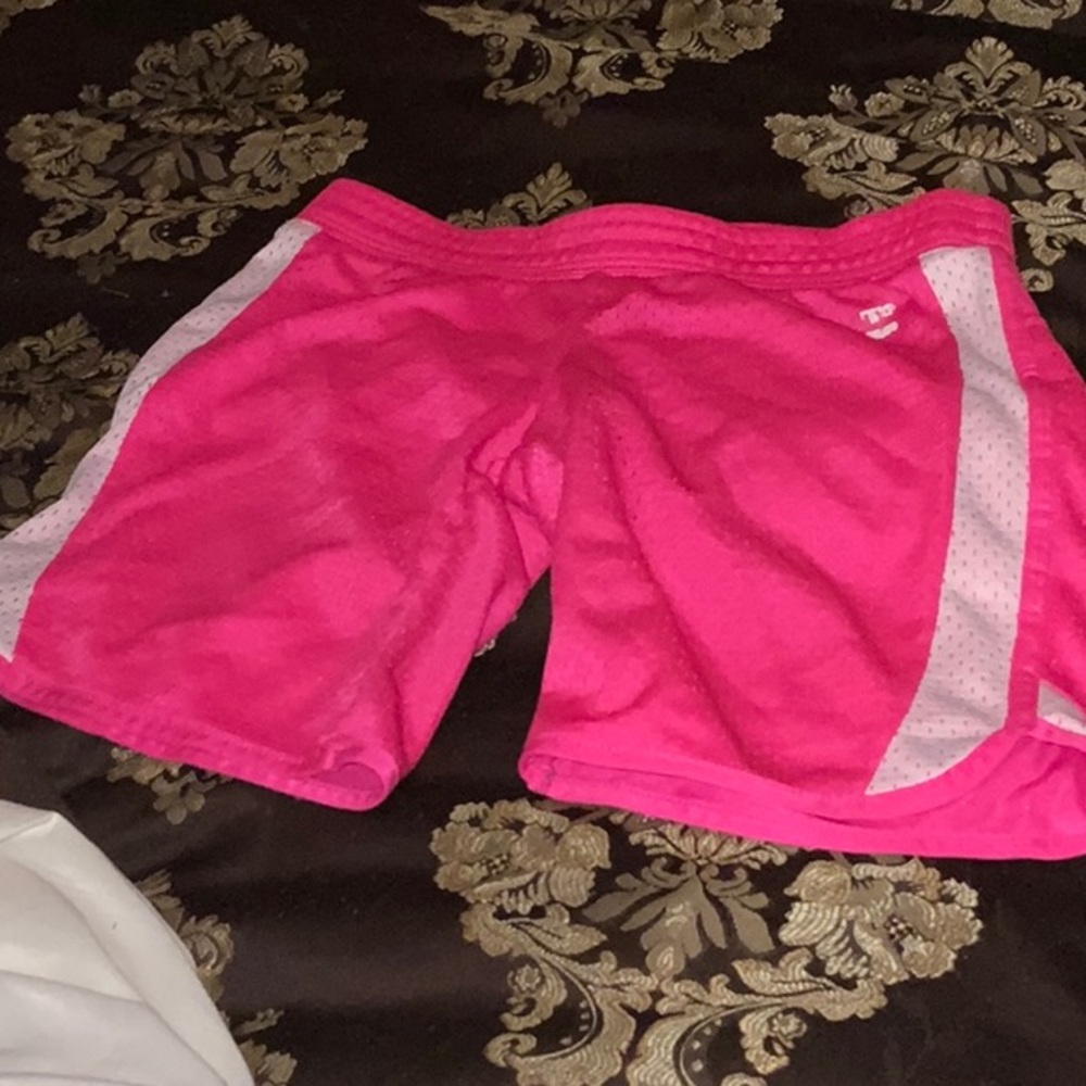Fila hot pink shorts